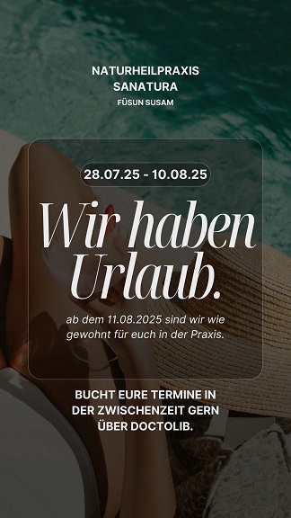 Urlaub 28.07. 10.08.25